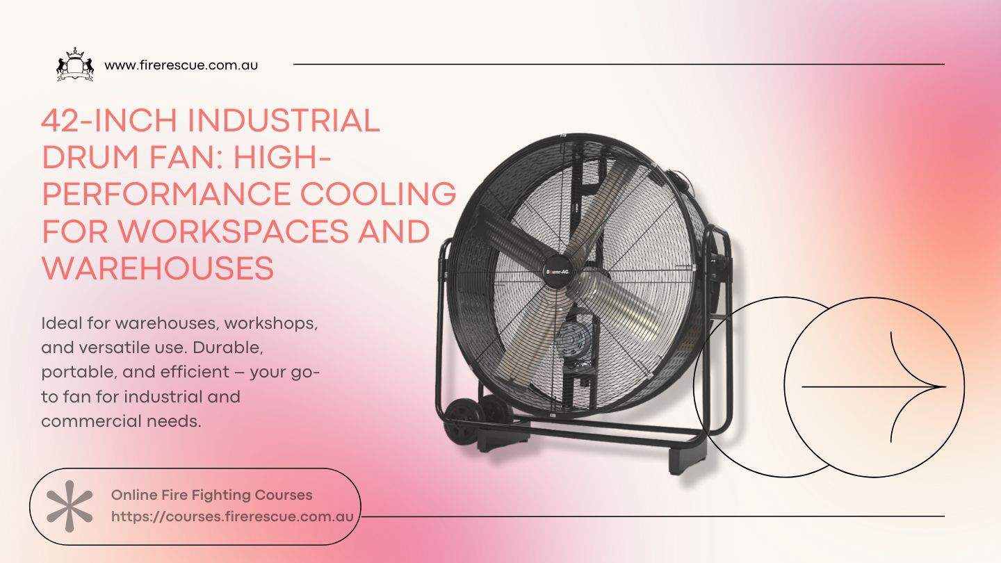 42-Inch Industrial Drum Fan- High-Performance Cooling